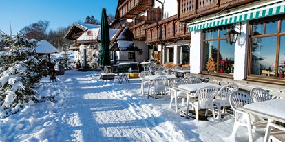 Winterhochzeit - Art der Location: Restaurant - Die Eidenberger Alm im Winterwonderland. - Eidenberger Alm