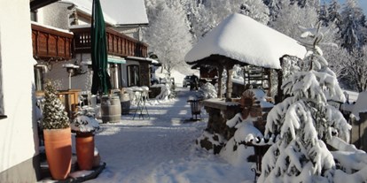 Winterhochzeit - Garten - Eidenberger Alm