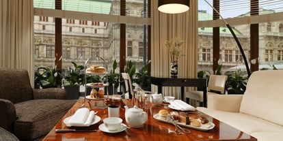 Winterhochzeit - Donauraum - Tea-Time @ Bristol-Suite - Hotel Bristol Vienna