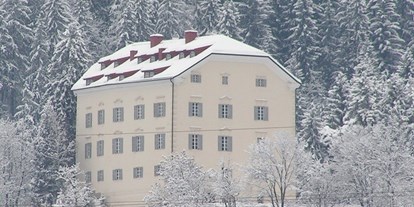 Winterhochzeit - Garten - Schloss Greifenburg im Winterkleid. - Schloss Greifenburg