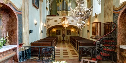 Winterhochzeit - barrierefreie Location - Lackenbach - In der Schlosskapelle können kirchliche Trauungen abgehalten werden. - Schloss Esterházy