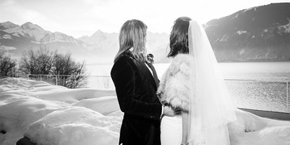 Winterhochzeit - Umgebung: in einer Stadt - Hohe Tauern - Hochzeit im Winter am Zeller See - Seehotel Bellevue****s