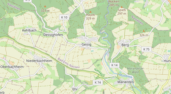 Winterhochzeitslocation auf Karte