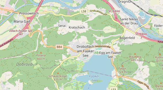 Winterhochzeitslocation auf Karte