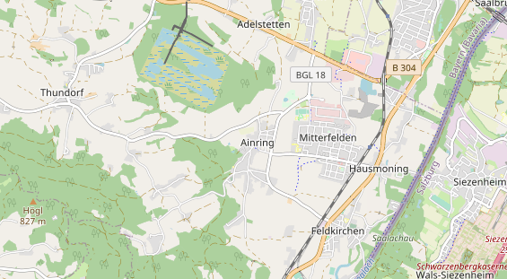 Winterhochzeitslocation auf Karte