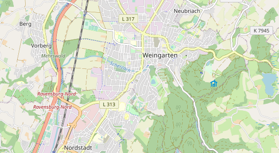 Winterhochzeitslocation auf Karte