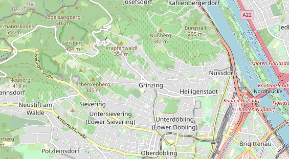 Winterhochzeitslocation auf Karte