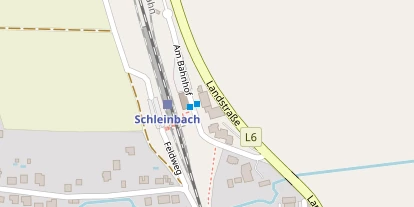 Winterhochzeitslocation auf Satellitenbild