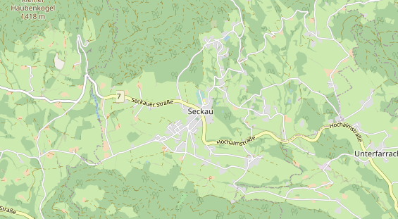 Winterhochzeitslocation auf Karte