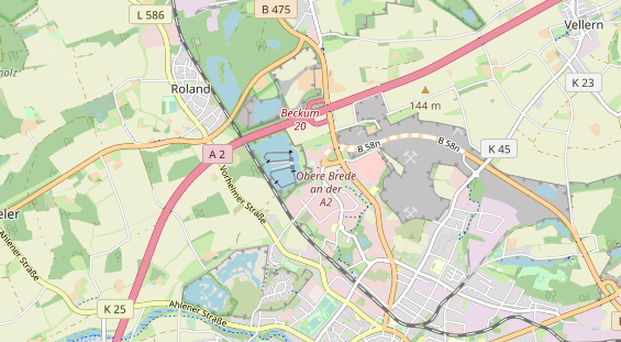 Winterhochzeitslocation auf Karte