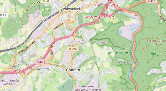 Winterhochzeitslocation auf Karte