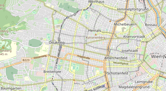 Winterhochzeitslocation auf Karte