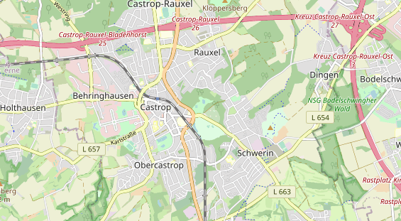 Winterhochzeitslocation auf Karte