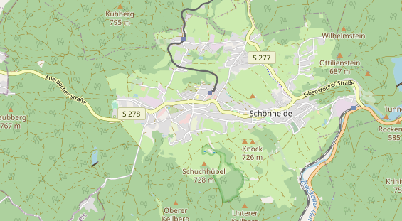 Winterhochzeitslocation auf Karte