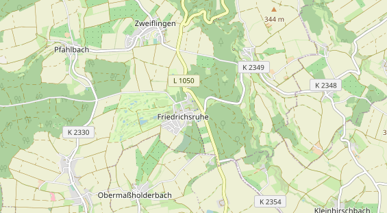 Winterhochzeitslocation auf Karte