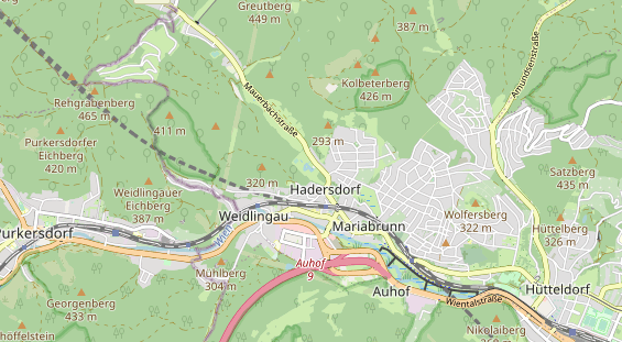 Winterhochzeitslocation auf Karte