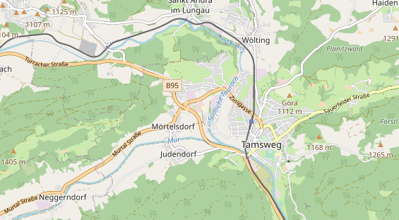 Winterhochzeitslocation auf Karte