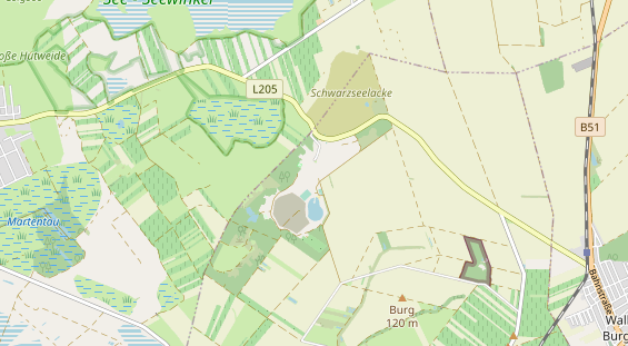 Winterhochzeitslocation auf Karte