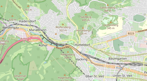 Winterhochzeitslocation auf Karte