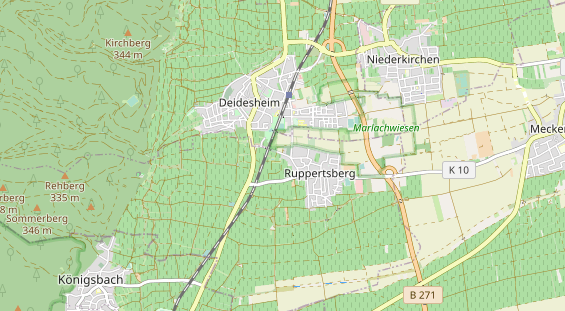 Winterhochzeitslocation auf Karte