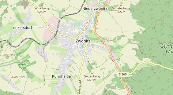 Winterhochzeitslocation auf Karte