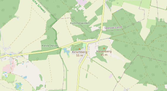 Winterhochzeitslocation auf Karte