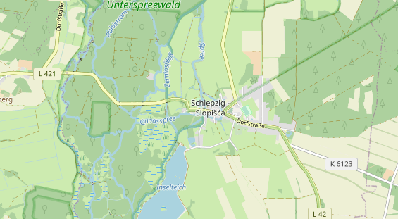 Winterhochzeitslocation auf Karte