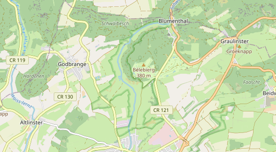 Winterhochzeitslocation auf Karte