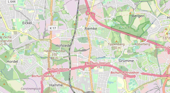 Winterhochzeitslocation auf Karte