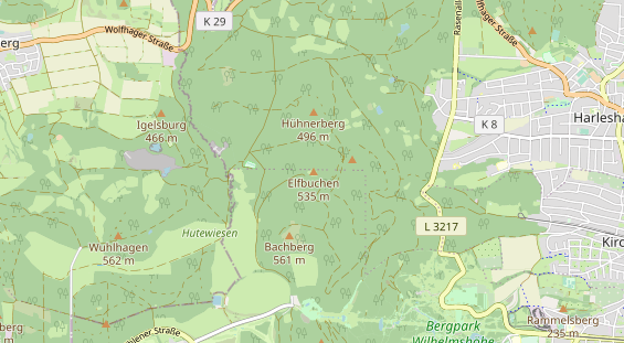 Winterhochzeitslocation auf Karte
