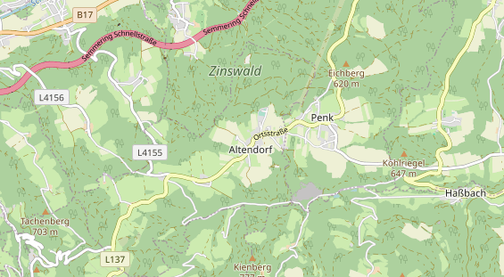 Winterhochzeitslocation auf Karte