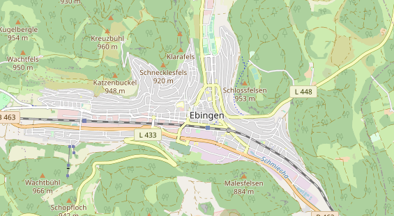 Winterhochzeitslocation auf Karte