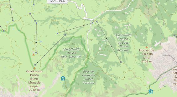 Winterhochzeitslocation auf Karte