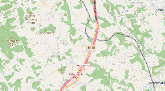 Winterhochzeitslocation auf Karte