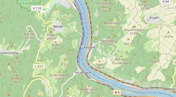 Winterhochzeitslocation auf Karte