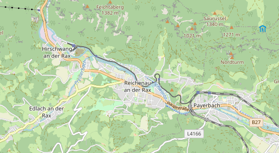 Winterhochzeitslocation auf Karte