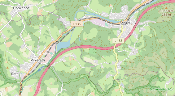 Winterhochzeitslocation auf Karte