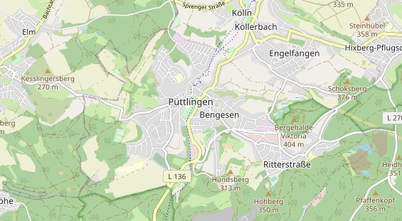 Winterhochzeitslocation auf Karte