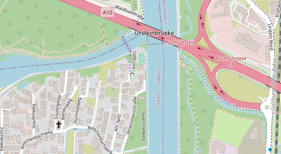 Winterhochzeitslocation auf Satellitenbild