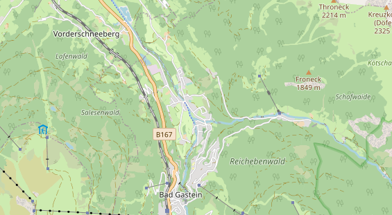 Winterhochzeitslocation auf Karte