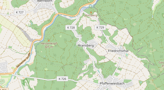 Winterhochzeitslocation auf Karte