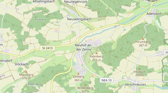 Winterhochzeitslocation auf Karte