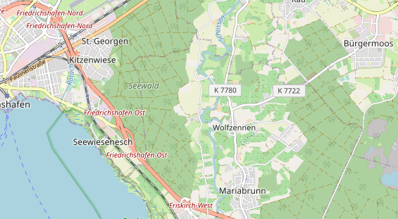 Winterhochzeitslocation auf Karte