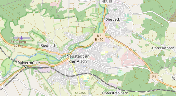 Winterhochzeitslocation auf Karte