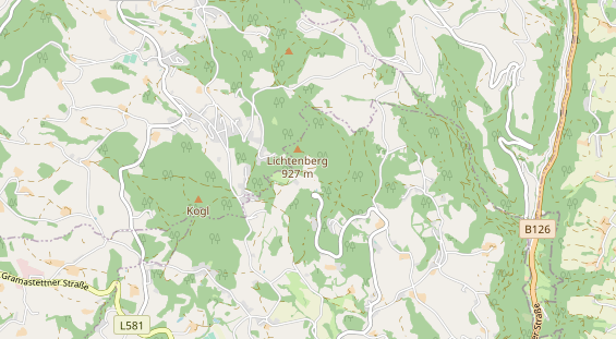 Winterhochzeitslocation auf Karte