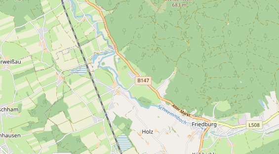 Winterhochzeitslocation auf Karte