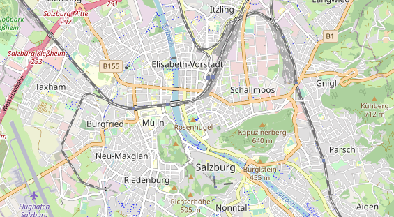 Winterhochzeitslocation auf Karte