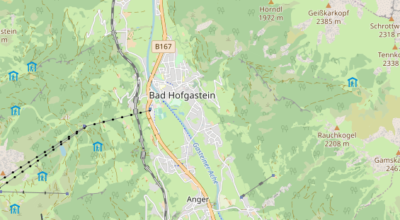 Winterhochzeitslocation auf Karte
