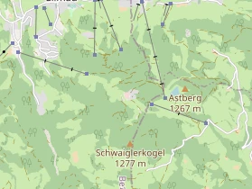 Winterhochzeitslocation auf Karte