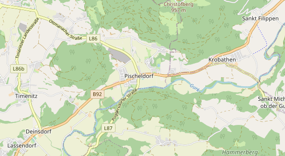 Winterhochzeitslocation auf Karte